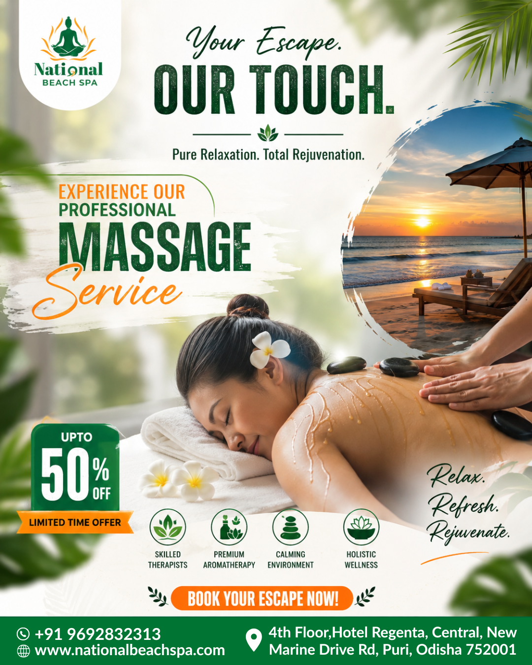 experience our professional massage